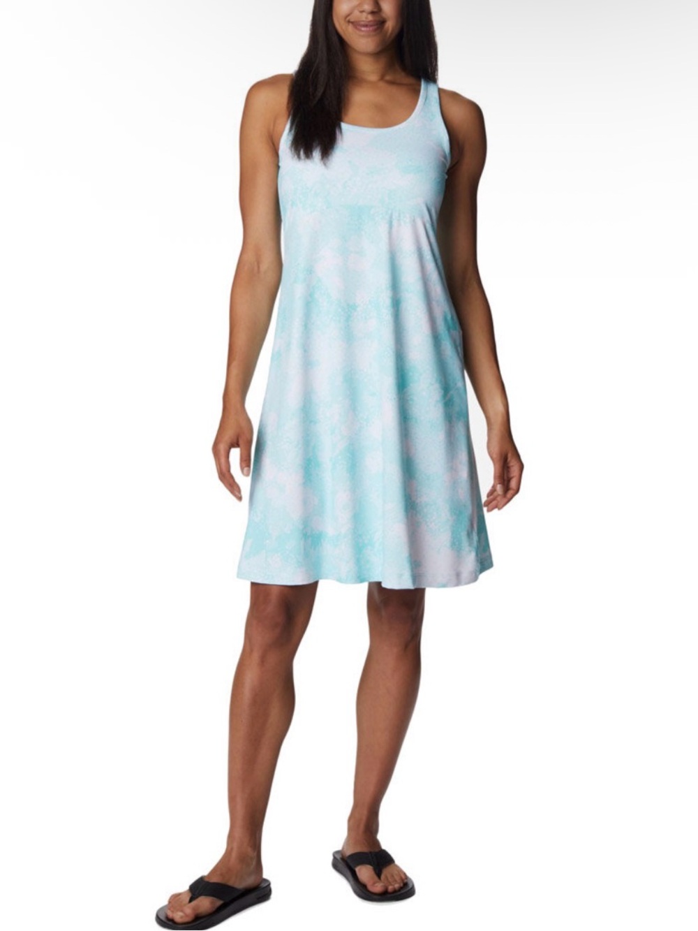 Columbia Cold Bay Light Blue Racerback Tank Sundress Sz XXL